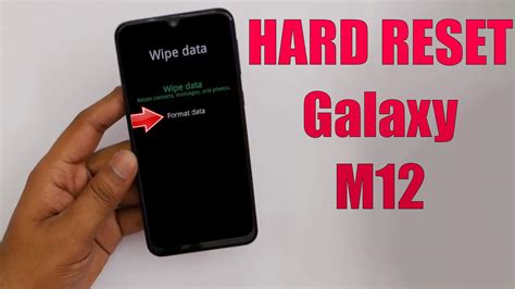 Hard Reset Galaxy M12 Factory Reset Remove Pattern Lock Password How