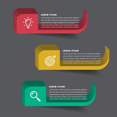 Premium Vector Modern Text Box Template Infographics Banner