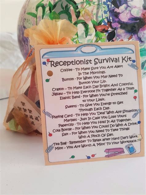 New Job Survival Kit A Unique Fun Novelty Gift Keepsake Toys