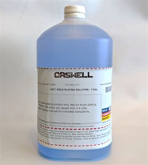 ct gold plating solution caswell canada
