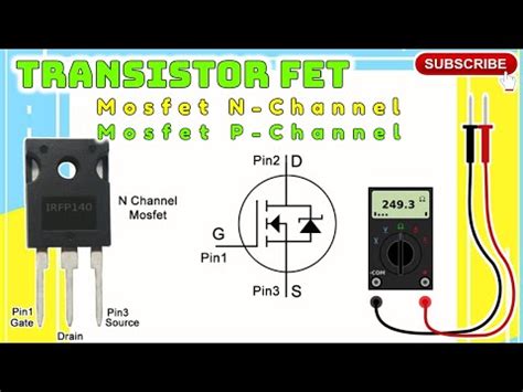 Cara Mengukur Transistor Mosfet Menggunakan Multitester Digital Youtube