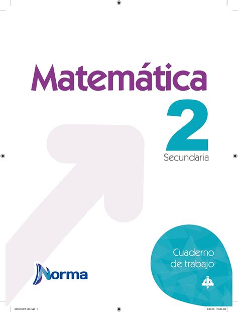 Cuaderno De Trabajo De Matematica 2o Grado Primaria Material Educativo