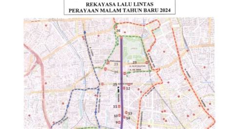 Catat Ada Jalan Ditutup Pada Malam Tahun Baru Di Dki Jakarta