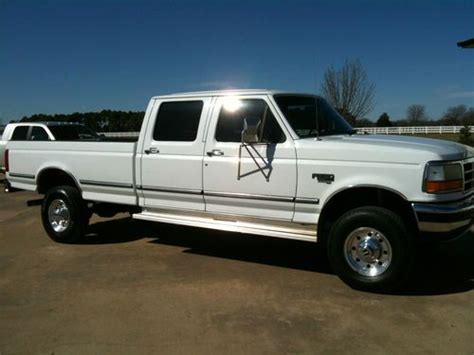 Purchase Used 1995 Ford F 350 Xlt Crew Cab Pickup 4 Door 73l 4x4 In