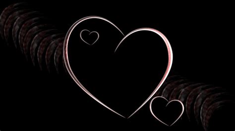 Hearts With Black Backgrounds - Wallpaper Cave