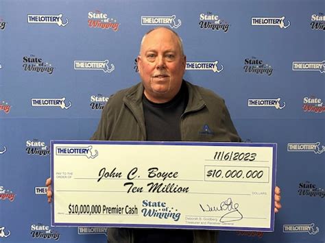 Mass State Lottery Winner Man Wins 10 Million At His Favorite