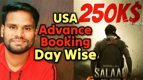 SALAAR USA Advance Booking Report Daywise Toofani Increase Bhaisahab