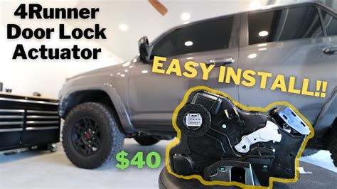 Toyota Runner Door Lock Actuator Replacement Youtube