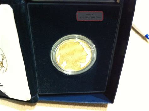 W Oz Proof Gold Buffalo W Box