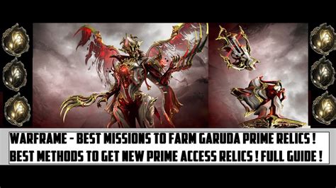 Warframe How To Farm Garuda Prime Relics Best Missions To Get