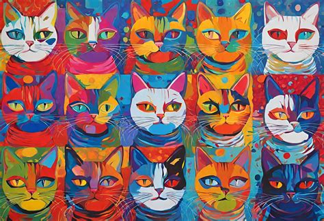 Pop Art Series Nft Cat Nft Calendar