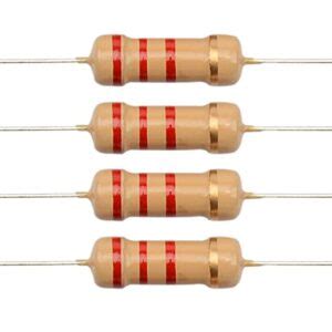 K Ohm W Carbon Film Resistors Pack Of Zbotic