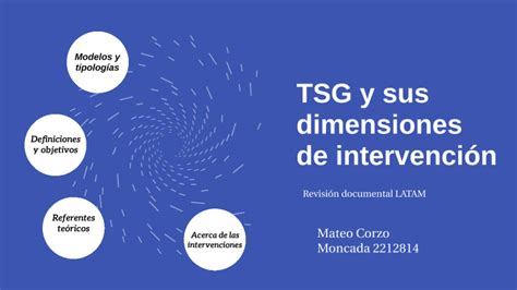 Tsg Y Sus Dimensiones De Intervenci N By Mateo Corzo Moncada On Prezi