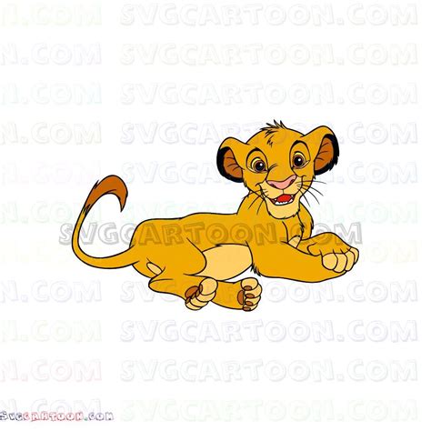 Mufasa And Baby Simba The Lion King Svg Dxf Eps Pdf Png Artofit