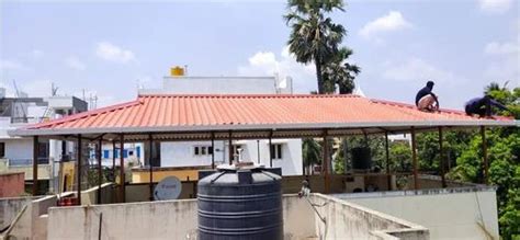 Tata Color Coated Terrace Roofing Shed Contractors Material Grade