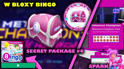 EVENT Jak zdobyć SPARK S SECRET PACKAGE 4 w BLOXY BINGO METAVERSE