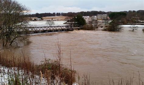 Dozens Forced To Evacuate Homes As River Don Bursts Its Banks Amid