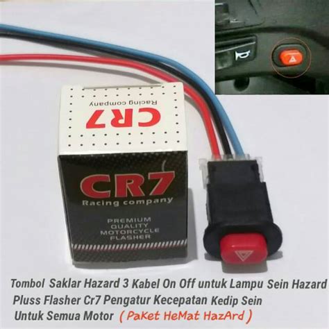 Paket Flasher Sein Cr Dan Saklar Hazard Lazada Indonesia