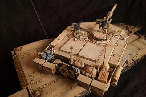 Tamiya M A Abrams With Mine Plow Out There