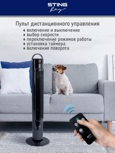 Вентилятор напольный колонный с пультом и таймером, 60 Вт купить по ...