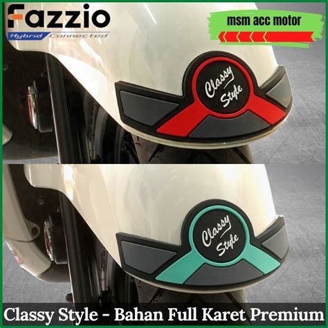 Fazzio Front Fender Cover Full Thick Premium Rubber Shopee Philippines