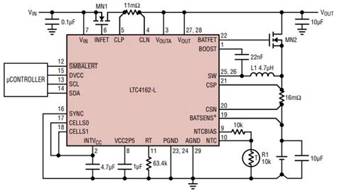 LTC4162 L Typical Application Reference Design Battery Charger