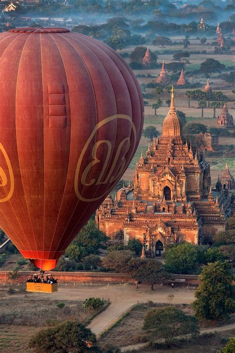 Hot Air Balloon - Bagan - Myanmar - The National Photographic Society