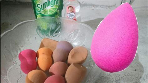 Cara Membersihkan Sponge Beauty Blender How To Clean Sponge Or