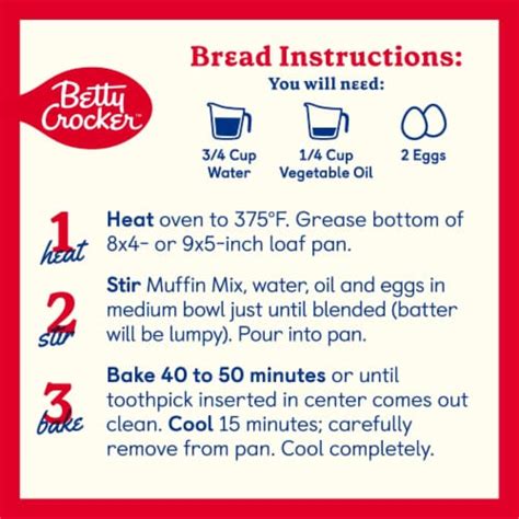 Betty Crocker™ Chocolate Chip Muffin And Quick Bread Mix 14 75 Oz King Soopers