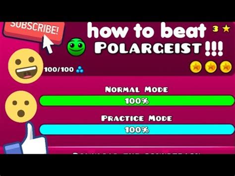 How To Beat Polargeist In Geometry Dash All Coins YouTube