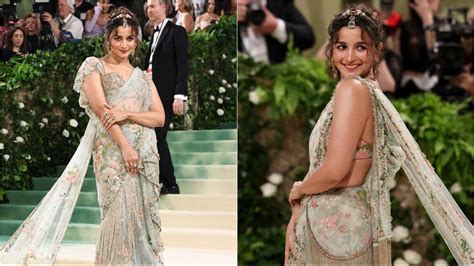 Met Gala Alia Bhatt Makes A Timeless Statement In A Sabyasachi