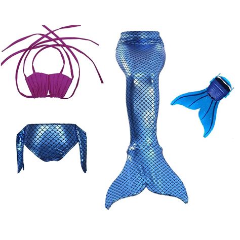 swimmable green mermaid tail monofins girls mermaid tail costume ...