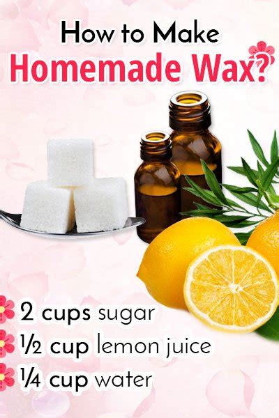 Homemade Wax How To Make Homemade Wax For Hair Removal