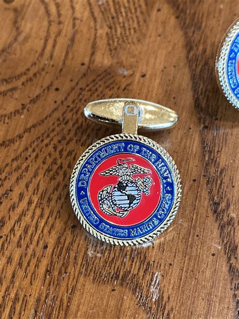 Department Of The Navy Usmc Marine Corps Tie Tack And Cuff Link