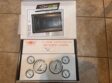Classic Instruments White Hot Series Gauge Sets WH SLC For Sale EmgCarTech