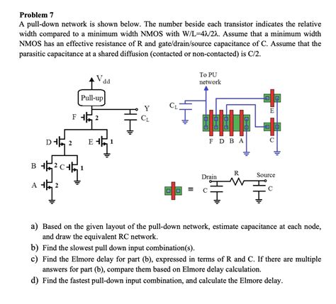 Problem 7 A Pull Down Network Is Shown Below The Chegg