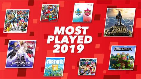 Nintendo Of Europe Shares The Top 20 Most-Played Switch Games Of 2019 ...