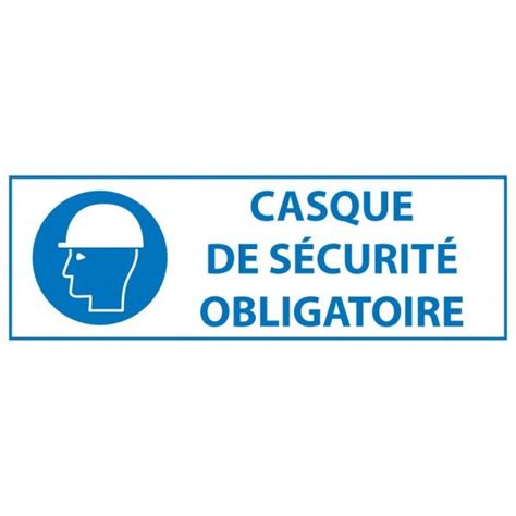 Casque De S Curit Obligatoire M Panneau D Obligation Iso En