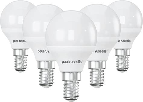 Paul Russells 6 5W LED Golf Ball Light Small Edison Screw E14 60watt