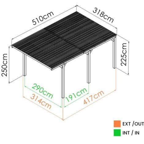 Carport Voiture En Bois Trait M Victor