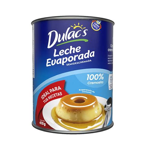 Leche Evaporada Lata Dulacs 410g Venezia Foods