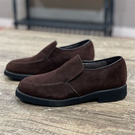 Hush Puppies Earl Brown Suede Loafers Gem