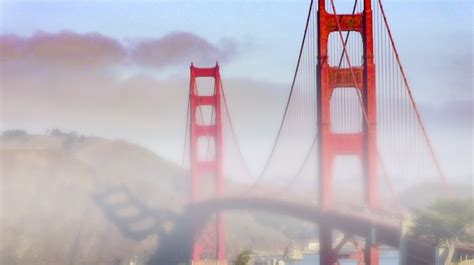 Foggy Golden Gate Bridge Free Stock Photo - Public Domain Pictures