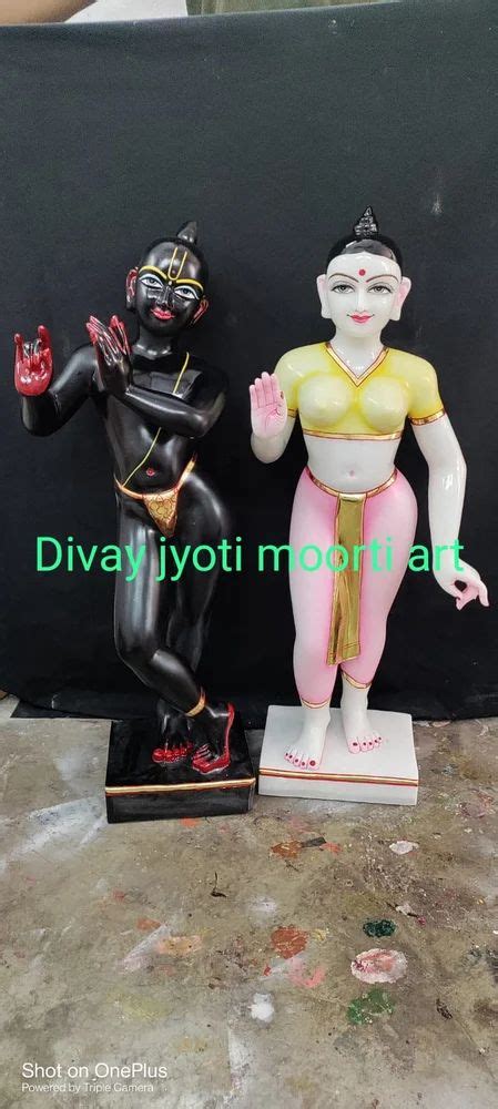 Iskcon Marble Radha Krishna Statue At Best Price In Jaipur By Divya