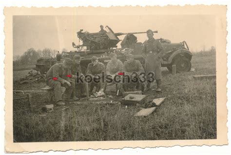 Foto Heeres Flak Artillerie Abt GD Panzer Halbk Postimages