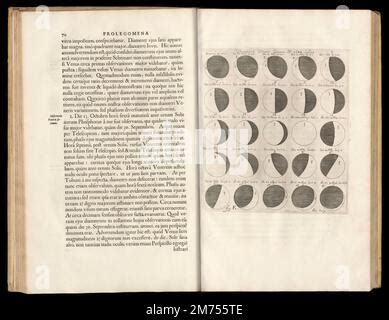 Hevelius Map Of The Moon Stock Photo Alamy