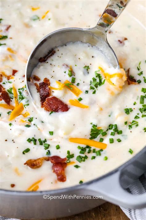 Creamy Potato Soup Spend With Pennies