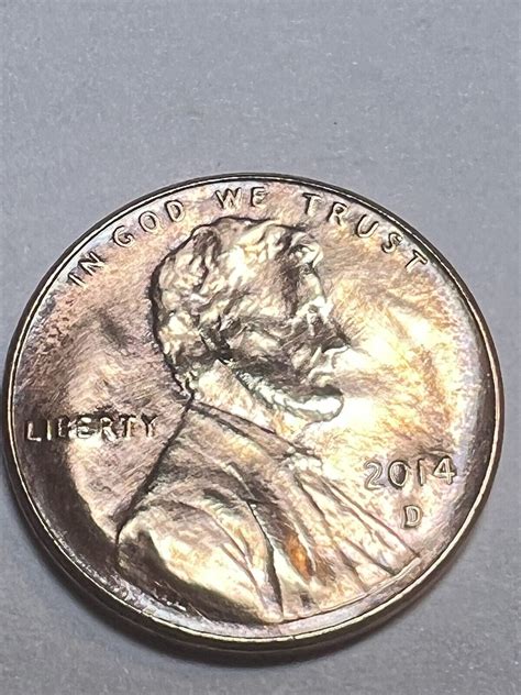 D Lincoln Shield Cent Mint Error Defective Planchet Lamination