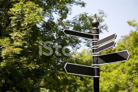 Blank Directional Sign Posts. Stock Photo | Royalty-Free | FreeImages