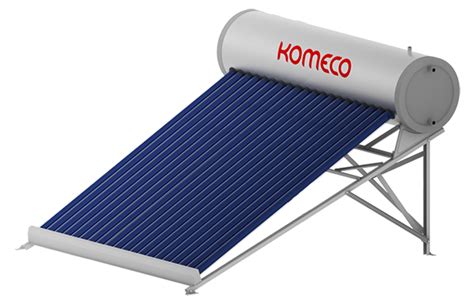 Aquecedor Solar Acoplado Komeco 20 Tubos a Vácuo Construbel